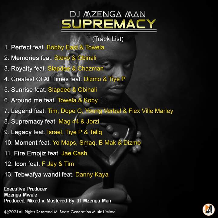 DJ Mzenga Man releases his album tagged 'Supremacy'