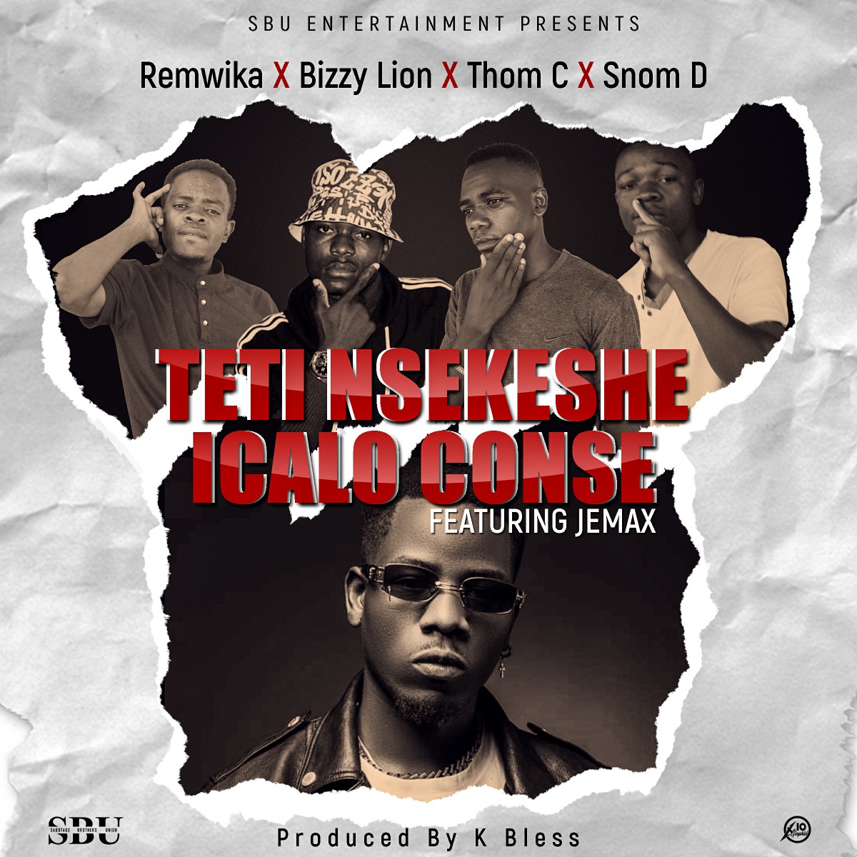 Remwika, Bizzy Lion, Thom C & Snom D ft. Jemax - Teti Nsekeshe Ichalo Chonse