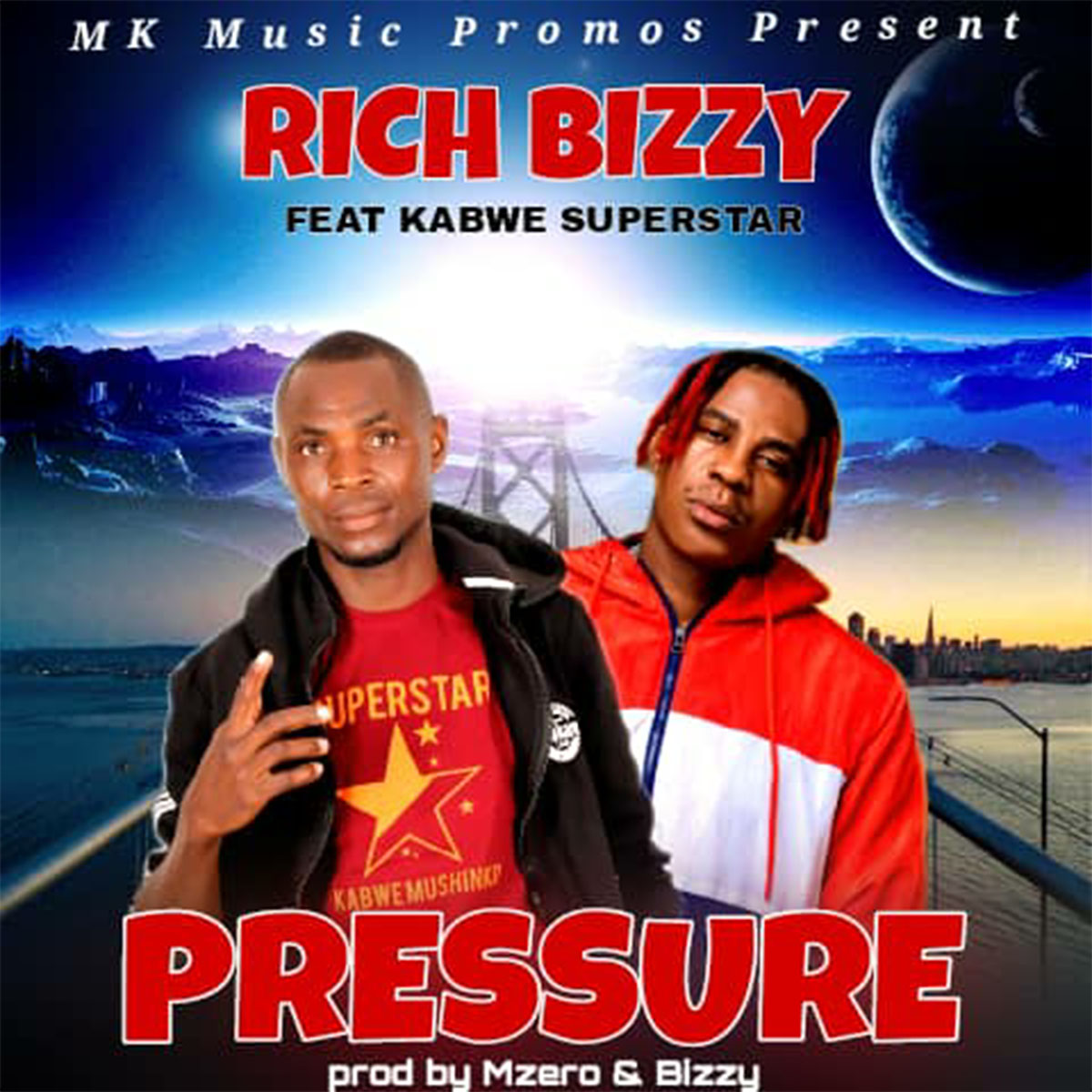 Kabwe Superstar ft. Rich Bizzy - Pressure (Cover)